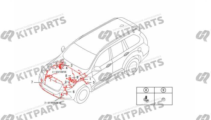 Проводка-моторный отсек Haval H9