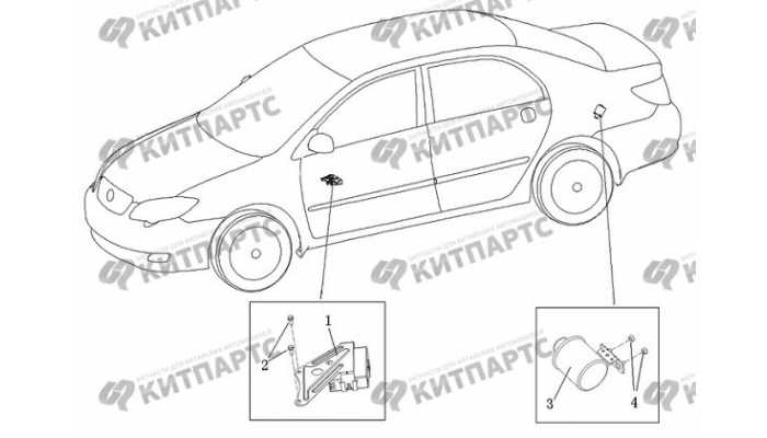 Центральный замок BYD F3 (F3R)